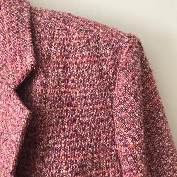 Harolds dusty pink wool tweed blazer - Picture 5 of 7